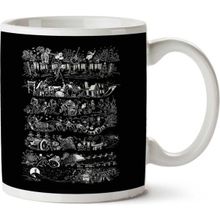 Art Hediye Nightmare Before Christmas Jumper Montage İki Tarafı Baskılı Kupa