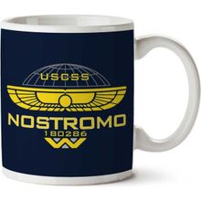 Art Hediye Nostromo Weyland Logo Alien İki Tarafı Baskılı Kupa