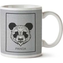 Art Hediye Panda Graphic Art İki Tarafı Baskılı Kupa Bardak