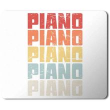 Art Hediye Piano Piyano Baskılı 23x19 cm Mouse Pad