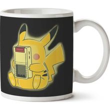 Art Hediye Pikachu Playing Without Batteries Pokemon İki Tarafı Baskılı Kupa Bardak