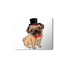 Art Hediye Pug Puppy Canidae Toy Dog Köpek Baskılı 23x19 cm Mouse Pad