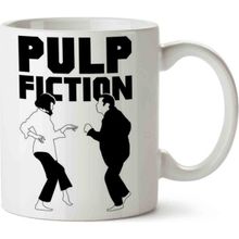 Art Hediye Pulp Fiction Siyah Yazı Kupa Bardak