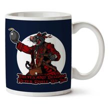 Art Hediye Rata Pirata Rat Pirate İki Tarafı Baskılı Kupa Bardak