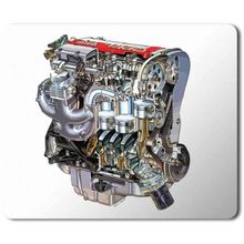 Art Hediye Red Top Opel Engine Baskılı 23x19 cm Mouse Pad