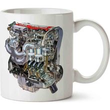 Art Hediye Red Top Opel Engine Kupa Bardak