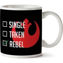 Art Hediye Single Taken Rebel Alliance İki Tarafı Baskılı Kupa Bardak
