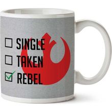 Art Hediye Single Taken Rebel Alliance White İki Tarafı Baskılı Kupa Bardak