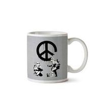 Art Hediye Star Wars Stormtrooper Banksy İki Tarafı Baskılı Kupa Bardak