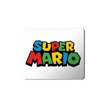 Art Hediye Super Mario Logo Baskılı 23x19 cm Mouse Pad