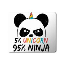 Art Hediye Unicorn Ninja Baskılı 23x19 cm Mouse Pad