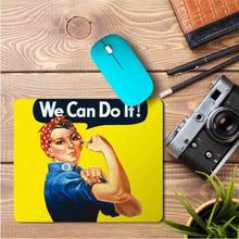 Art Hediye We Can Do It Baskılı 23x19 cm Mouse Pad