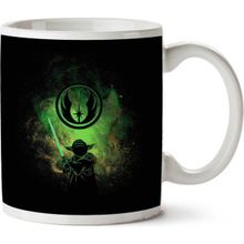 Art Hediye Yoda Art Star Wars İki Tarafı Baskılı Kupa Bardak