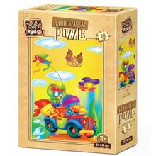 Art Kids Çılgın Uçurtmacılar 16 Parça Ahşap Puzzle