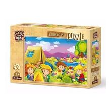 Art Kids Meraklı Kampçılar 25 Parça Ahşap Puzzle