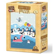 Art Kids Sevimli Penguenler 25 Parça Ahşap Puzzle