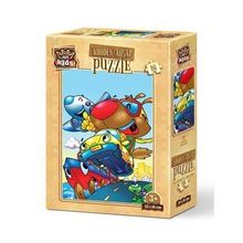Art Puzzle Hızlı Köpek 16 Parça Ahşap Puzzle