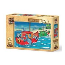 Art Puzzle Mutlu Fok Balıkları 25 Parça Ahşap Puzzle