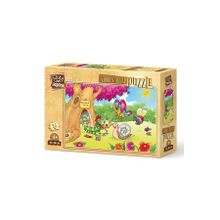 Art Puzzle Ressam Tırtıl 25 Parça Ahşap Puzzle