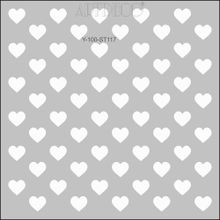 Artdeco 117 Kalpli Desen 30x30 cm Stencil Boyama Şablonu