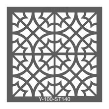 Artdeco 140 Fas Bordür-2 30x30 cm Stencil Şablon