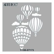 Artdeco 30x30 cm Balonlar 173 Stencil
