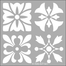Artdeco Dörtlü Talavera-2 141 30x30 cm Stencil
