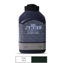 Artdeco LV-Y-070L-3618 Siyah 500 ml Akrilik Ahşap Boyası