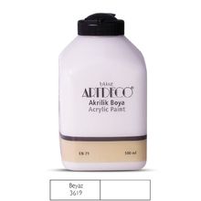 Artdeco LV-Y-070L-3619 Beyaz 500 ml Akrilik Ahşap Boyası