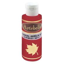 Artebella 3017130 Kırmızı 130 ml Akrilik Boya