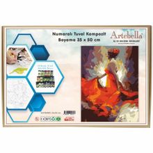 Artebella 35x50 Numaralı Dansçı Kompozit Tuval Boyama