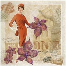 Artebella 6051V 25x25 cm Açık Zemin Mixart Kolay Transfer