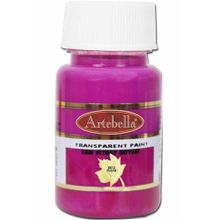 Artebella 881250 50 cc Fuşya Transparan Cam Vitray Boyası