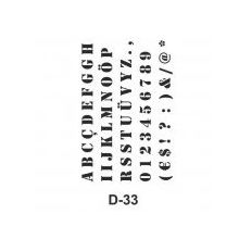Artebella D-33 20X30 cm Stencil