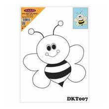 Artebella DKT007 25x35 cm Desenli Tuval Kompozit Boyama