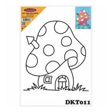 Artebella DKT011 25x35 cm Desenli Tuval Kompozit Boyama