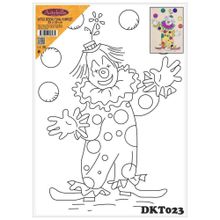Artebella DKT023 25x35 cm Desenli Tuval Kompozit Boyama