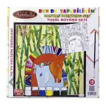 Artebella ST-10 32x32 cm Tuval Boyama Seti