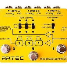 Artec LS3 Üç Kanal Loop Switch Pedal