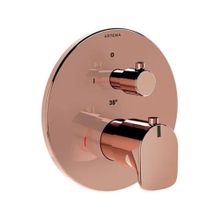 Artema A4269426 Root Round Sıva Üstü Grubu Bakır Ankastre Termostatik Banyo Bataryası
