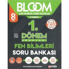 Artıbir Yayınları 8. Sınıf Fen Bilimleri BLOOM 1. Dönem Soru Bankası
