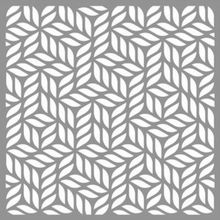 Artikel Halat Deseni 30x30 cm Duvar Fayans Mobilya Boyama Şablonu