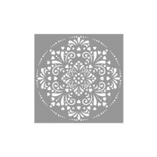 Artikel ST-676 Mandala 23 Stencil Tasarımı 30x30 cm Kanvas Tablo