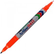 Artline 041T Twin Marker Çift Uçlu Permanent 0,4-1,0 mm Turuncu Markör Kalem