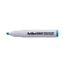 Artline 1.0-4.0 mm Pastel Mavi 12 Adet Kesik Uçlu Fosforlu Kalem