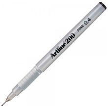 Artline 200CC 0.4 mm Parlak Gövdeli Siyah Keçe Uçlu Yazı Kalemi