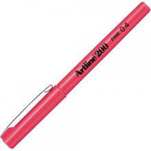 Artline 200CC 0.4 mm Pembe Parlak Gövdeli Keçe Uçlu Yazı Kalemi