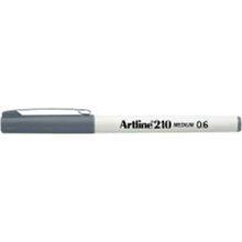 Artline 210 Fineliner 0.6 mm Gri Keçe Uçlu Kalem