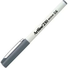 Artline 210N 0.6 mm Gri Keçe Uçlu Yazı Kalemi