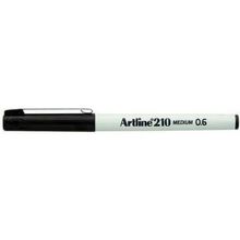 Artline 210N 0.6 mm Koyu Siyah Çizim Kalemi